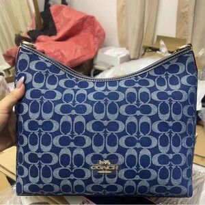 Coach Laurel Shoulder Bag In Signature Denim